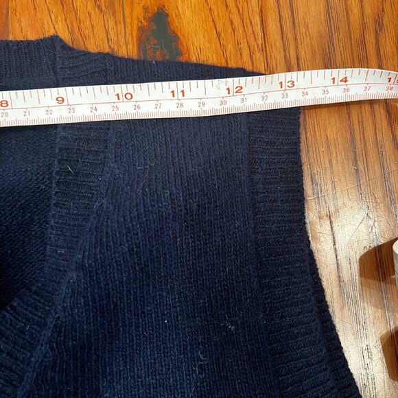 lambs wool Bobbie brooks vintage sweater vest old money style - Picture 5 of 12